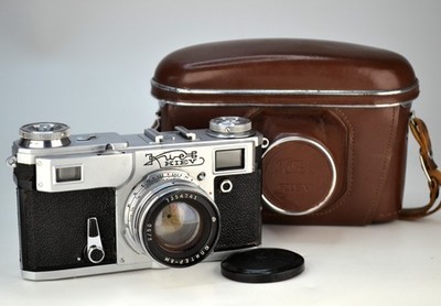 FULLY SERVICED 1973 SOVIET USSR ''KIEV-4A'' RF CAMERA + JUPITER-8m lens f2/50 (45)