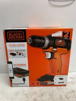 BLACK+DECKER - 12V Akku-Bohrhammer, mit Tasche, 1x 1,5 Ah Li-Ion Akku, ch