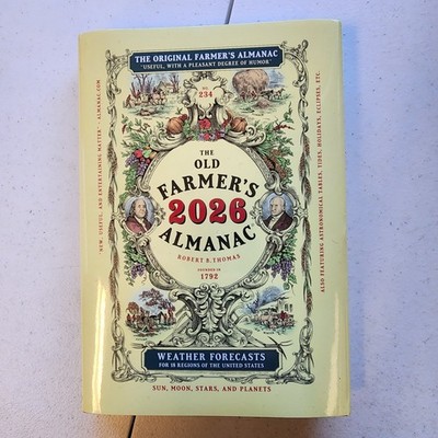The 2026 Old Farmer'S Almanac: the Beloved and Bestselling Annual Collection of