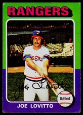 1975 Topps #36 Joe Lovitto - POOR
