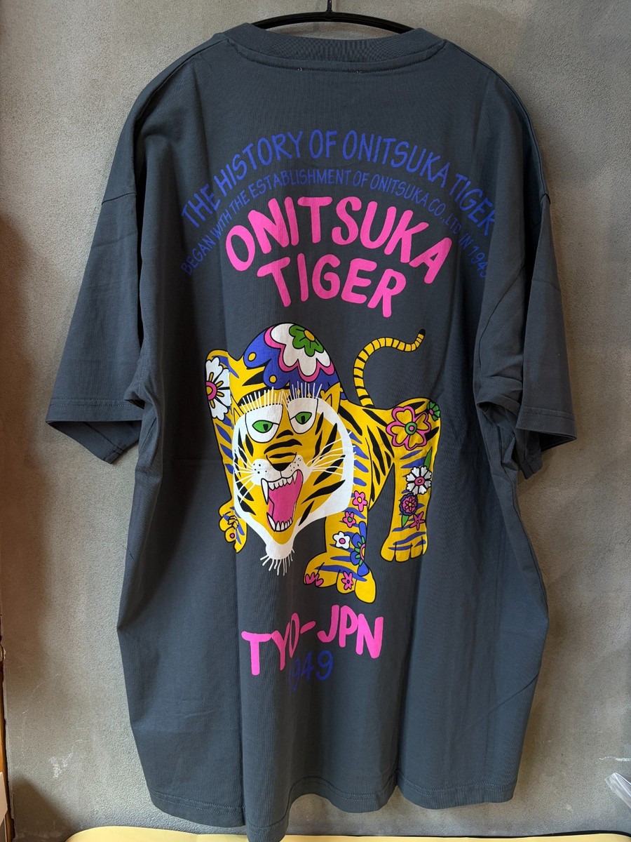 Onitsuka Tiger Oversized Graphic T-Shirt Unisex Lifestyle Tee Top