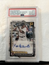 2024 Bowman - Paper Prospect Retail Autographs Yordani De Los Santos #PPRA-YD...