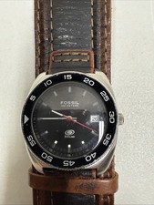 Reloj Hombre Fossil AM3679 Correa Cuero Batería Nueva