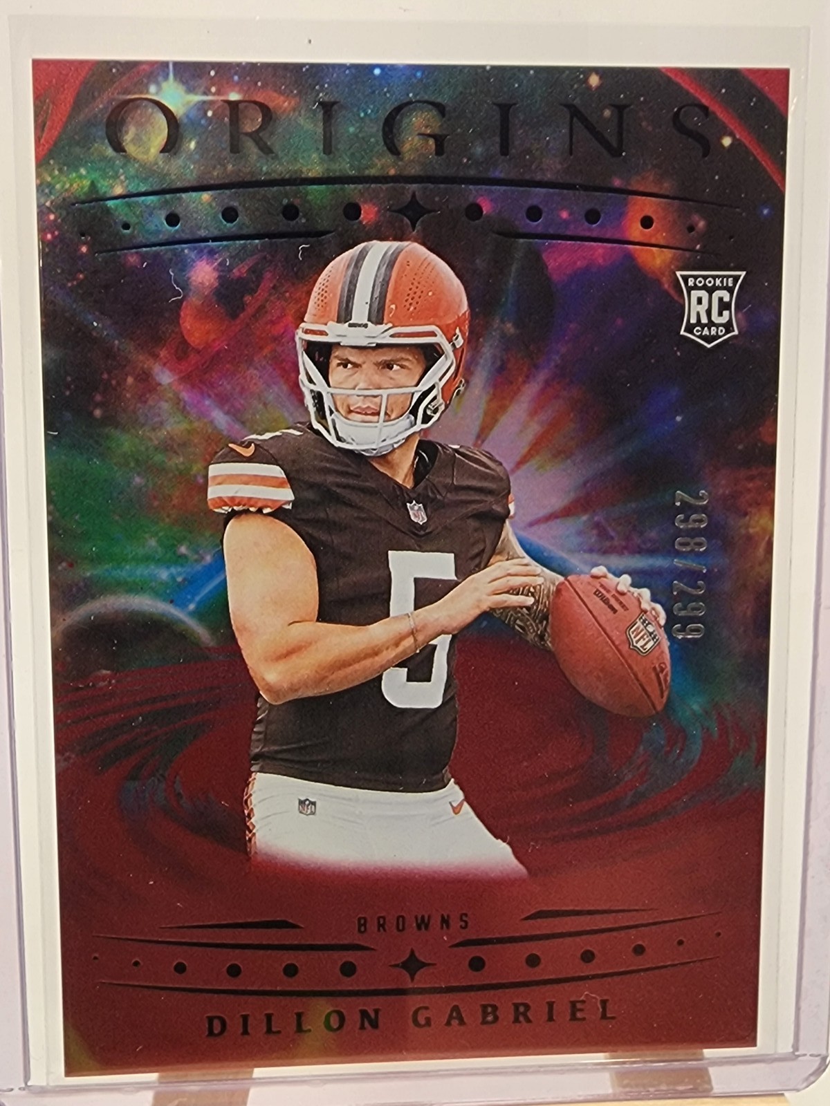 2025 Panini Origins #115 Dillon Gabriel Holo Red #/299