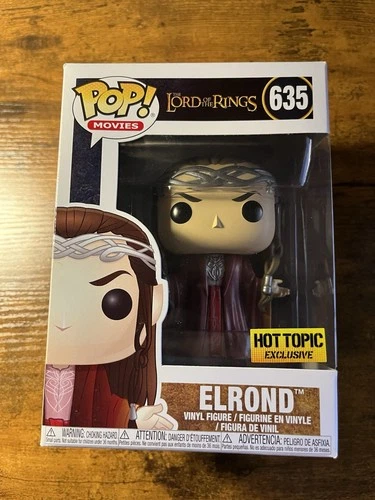 Funko Pop! Vinyl Figure The Lord Of The Rings Elrond Hot Topic Exclusive #635