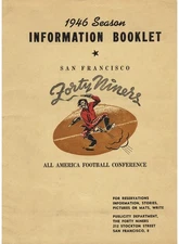 1946 San Francisco 49ers Media Guide Roster - 16-page AAFC NFL Football Reprint