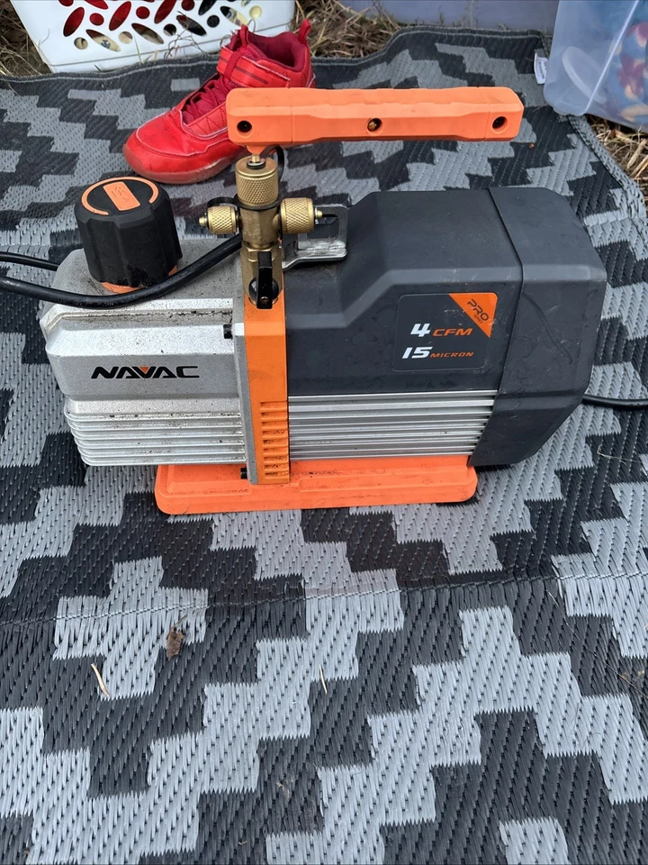 Bomba de vacío inalámbrica NAVAC NP2DLM 2 CFM sin roturas con batería compatible con A2L Foto 3 de 3