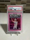2025 Panini Mosaic - Notoriety Drake Maye Mosaic Pink Fluorescent Prizm Patriots