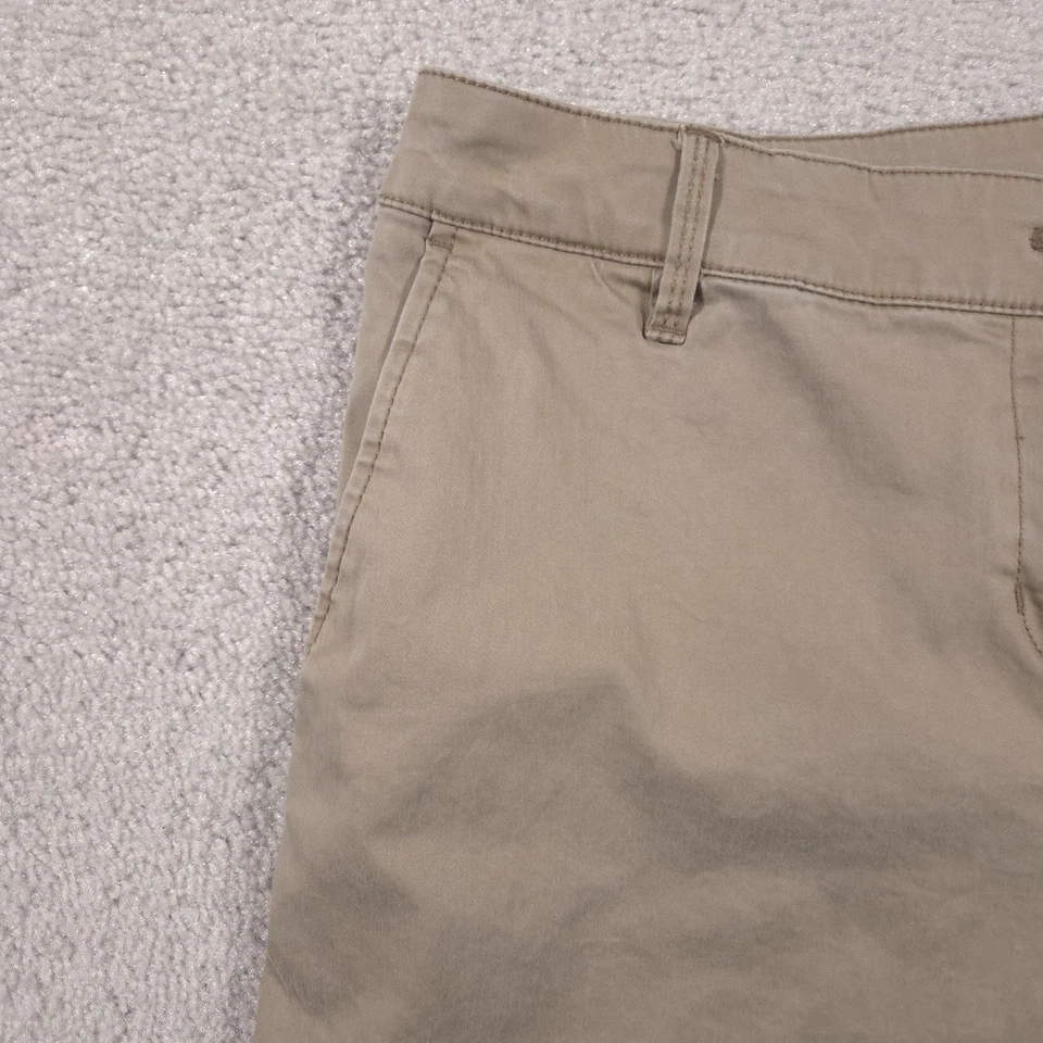 Tommy Bahama Pantalones Cortos Mujer 10 Caqui Chino Elástico Algodón Tencel Informal Bolsillos Foto 4 de 4