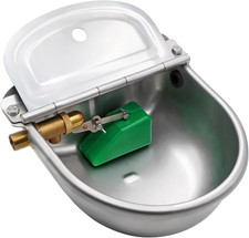 Automatic Dog Water Bowl Dispenser for Outdoor Large Breed,Chicken  Stainless S