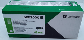 Lexmark Toner 60F2000 Black ( Karton leichte Lagerspuren )