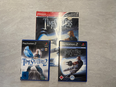 Playstation 2: Time Splitters 2 + Time Splitters Future Perfect + Lösungsheft