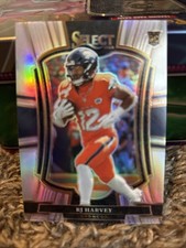 2025 Panini Select Rj Harvey Silver Prizm Premier Level (RC)