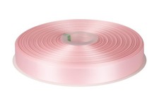 7/8" x 100 Yards Double Faced Satin Ribbon Lt Pink Polyester Gift Wrap Craft