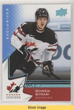 2020-21 Upper Deck Team Canada Juniors Men's U-20 Blue Bowen Byram #26 READ 07gn