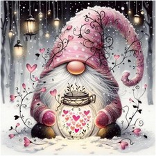 Gnome Diamond Art Kits for Adults, Diamond Painting Kits for Beginner, 5D DIY...