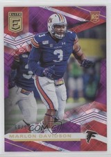 2020 Panini Donruss Elite Rookies Purple 60/99 Marlon Davidson #200 0e4d