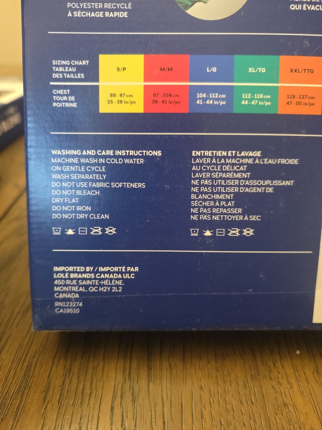 Paradox Men's Top Merino Blend Drirelease Performance Base Layer Black Size XL