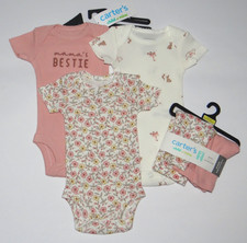 Baby girl clothes, Preemie, Carter's Child of Mine bodysuits  pant set