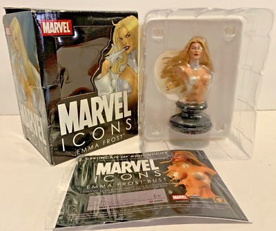 2007 Marvel Icons Sexy Emma Frost Bust Limited Edition Bust #60/2000