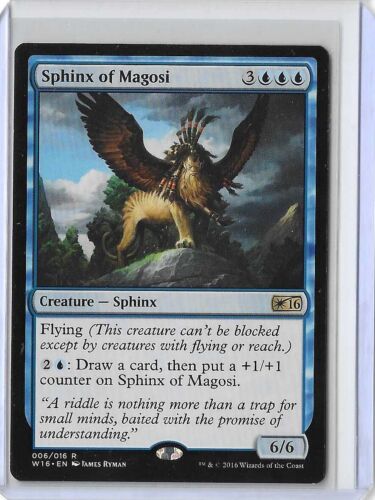 MTG Sphinx of Magosi Welcome Deck 2016 (W16) Rare Magic Card #006/016 Unplayed - Picture 1 of 1