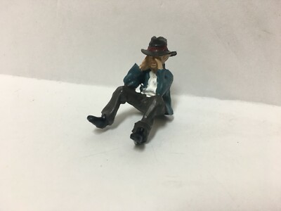 Just Plain Folk # 1092 G-Scale Train Figure* Man sitting hobo hands on chin *NEW