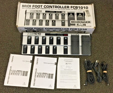 Behringer Fcb1010 Midi Foot Controller W/box, Manual, & Cords