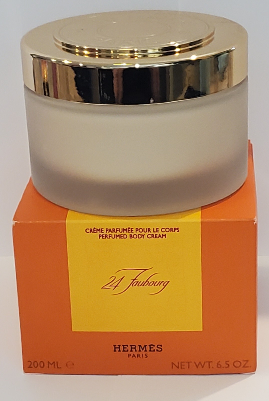 24 FAUBOURG by HERMES 6.5oz Perfumed Body CreamNew slightly Worn BoxNO