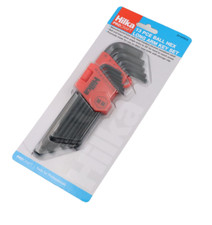 SET CHIAVI ALLEN 13 PEZZI CHIAVE ESAGONALE A SFERA A BRACCIO LUNGO 1,27mm-10mm