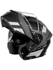 Castle X CX935 Raid Modular Snowmobile Helmet Matte Charcoal/Silver Sizes M-5XL