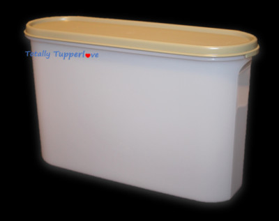 Tupperware Modular Mates #3 Super Oval 11.75 Cups Hazelnut Beige Vintage  