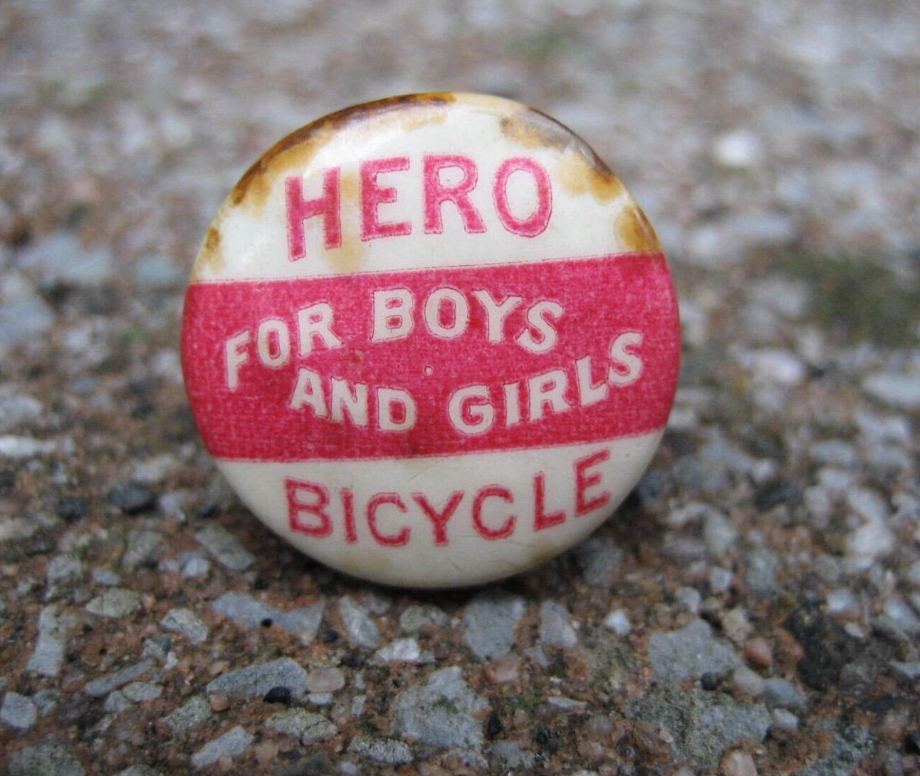 "for Boys And Girls" Celluloid Button