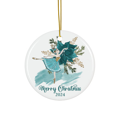 Ceramic Christmas Ornament,  Merry Christmas 2025