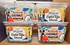 Choceur Milk Chocolate English Toffee & Dark Chocolate Coconut Almonds (4 Tubs)