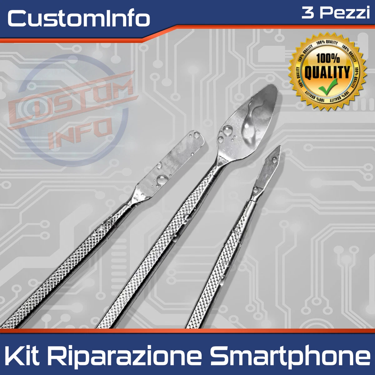 Kit 14 In 1 Per Riparazione Cellulari E Tablet &ndash; Set Utensili Apertura Universale &ndash; CustomInfo