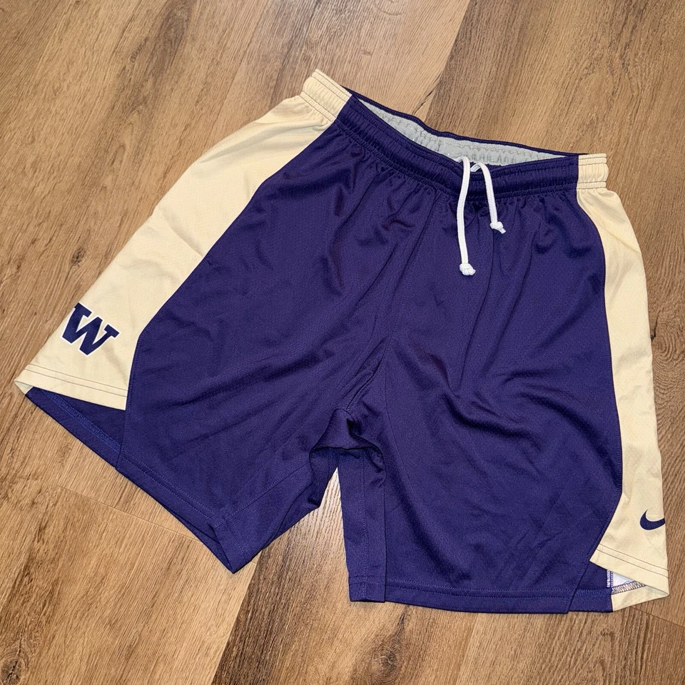 Shorts de basquete Nike UW Huskies Team Issue Washington jogador academia prática GG - Imagem 2 de 4