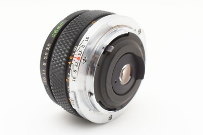 【美品】OLYMPUS OM-SYSTEM G.ZUIKO 28mm F3.5 EXC+5] OLYMPUS OM-System G.Zuiko Auto-W 28mm f/3.5 MF Lens from