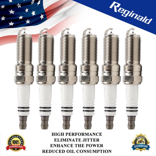 Set of 6 Iridium Platinum Spark Plugs For Jaguar XF Ford Edge Explorer