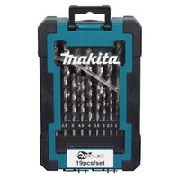 Makita HSS-GS Metallbohrer Set 19-Teilig Ø 1-10 Mm Im Kunststoffkoffer D-78352