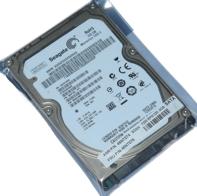 Seagate Momentus 7200.4 ST9320423AS 320GB 2.5" SATA II Laptop Hard Drive - Image 3 of 4