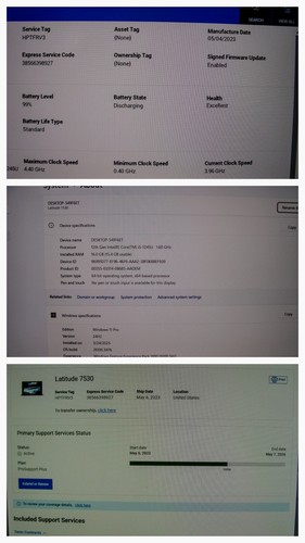 Dell Latitude 7530 15.6"FHD i5-1245U 1.6GHz 16GB 256GB Garantía 05/2026 Win11Pro - Imagen 14 de 21