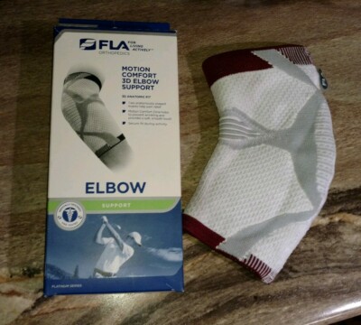 3D Elbow Support Brace by FLA For Living Actively Orthopedics ~ Size Small