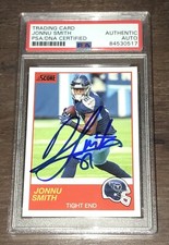 Signed Autographed 2019 Score Football Card Jonnu Smith PSA