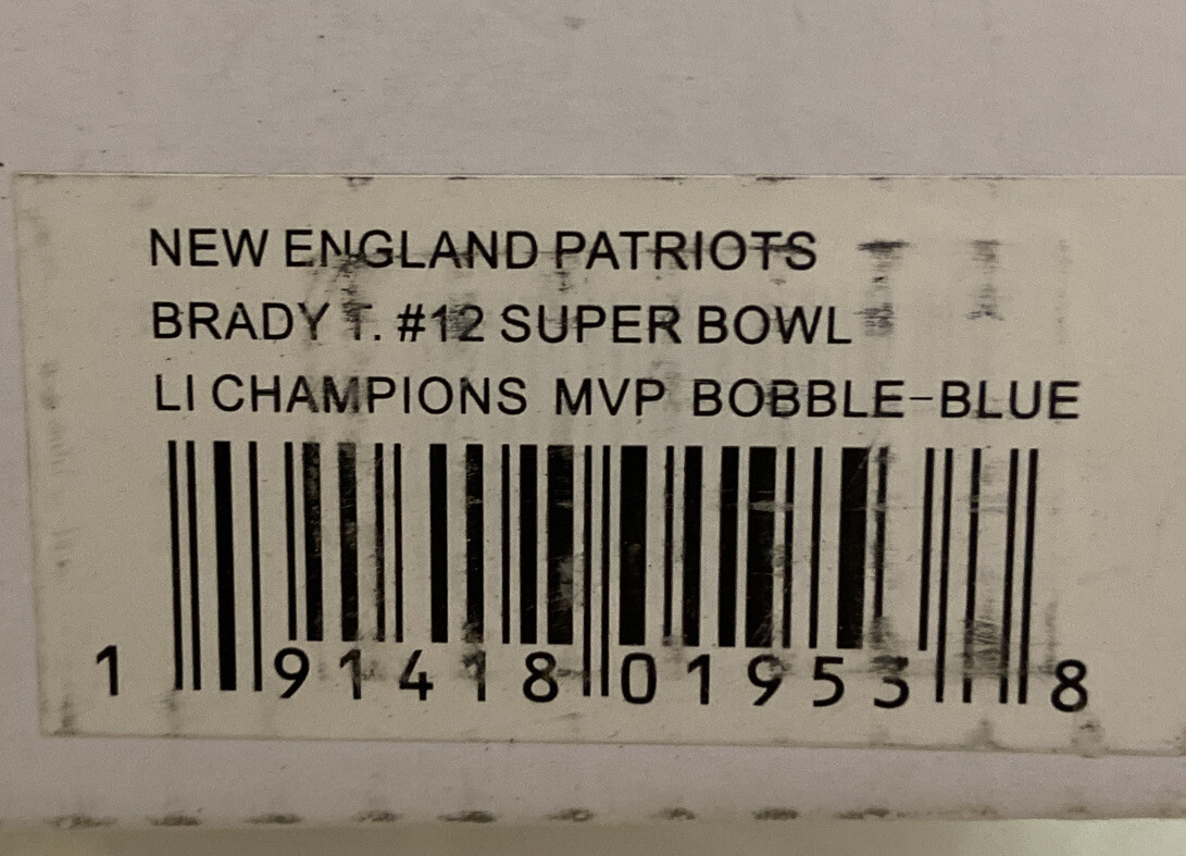 Tom Brady Bobblehead Legends of The Field Limited Edition