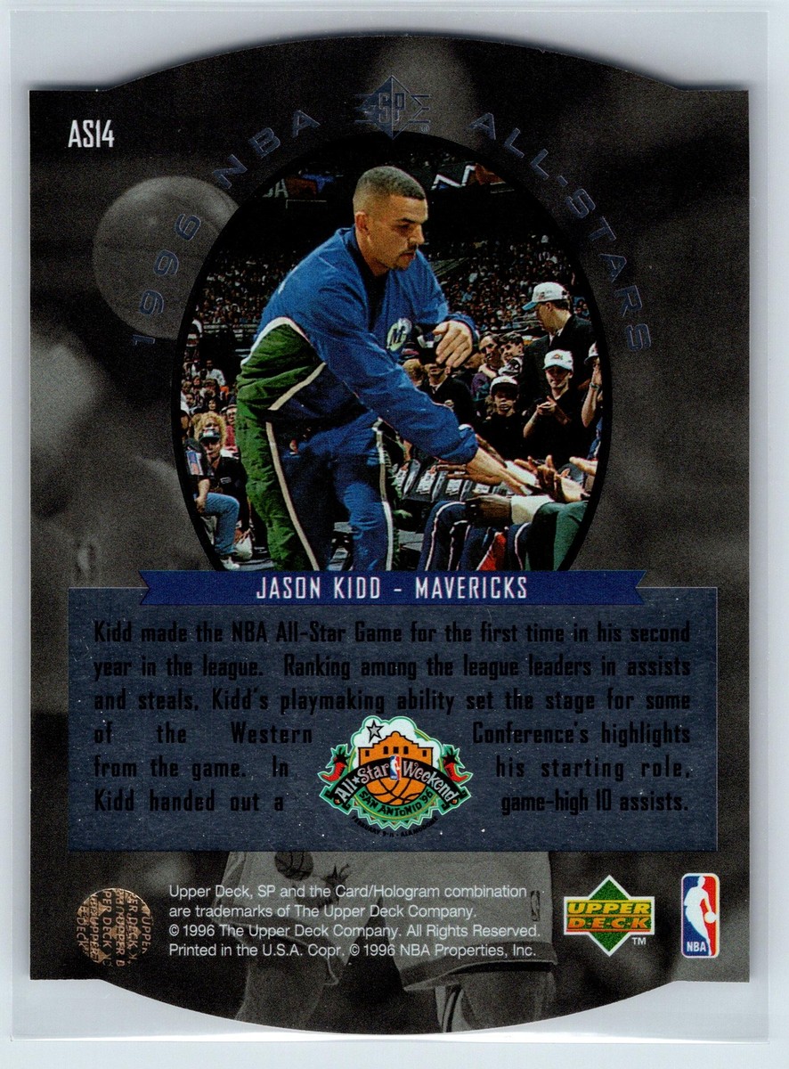 Jason Kidd 1995-96 SP All-Stars Dallas Mavericks #AS14 | eBay