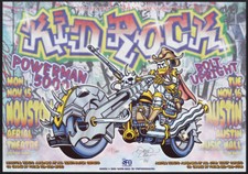 Kid Rock/Powerman 5000 _RARE / 100_ Houston Austin TX 1999 Poster - David Dean