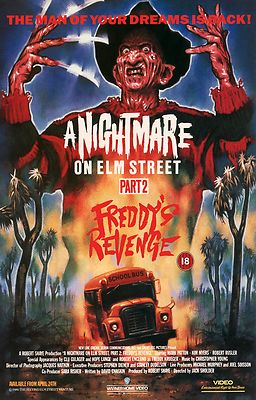 A Nightmare on Elm Street 2: Freddy's Revenge 1985 Slasher Horror Movie POSTER 