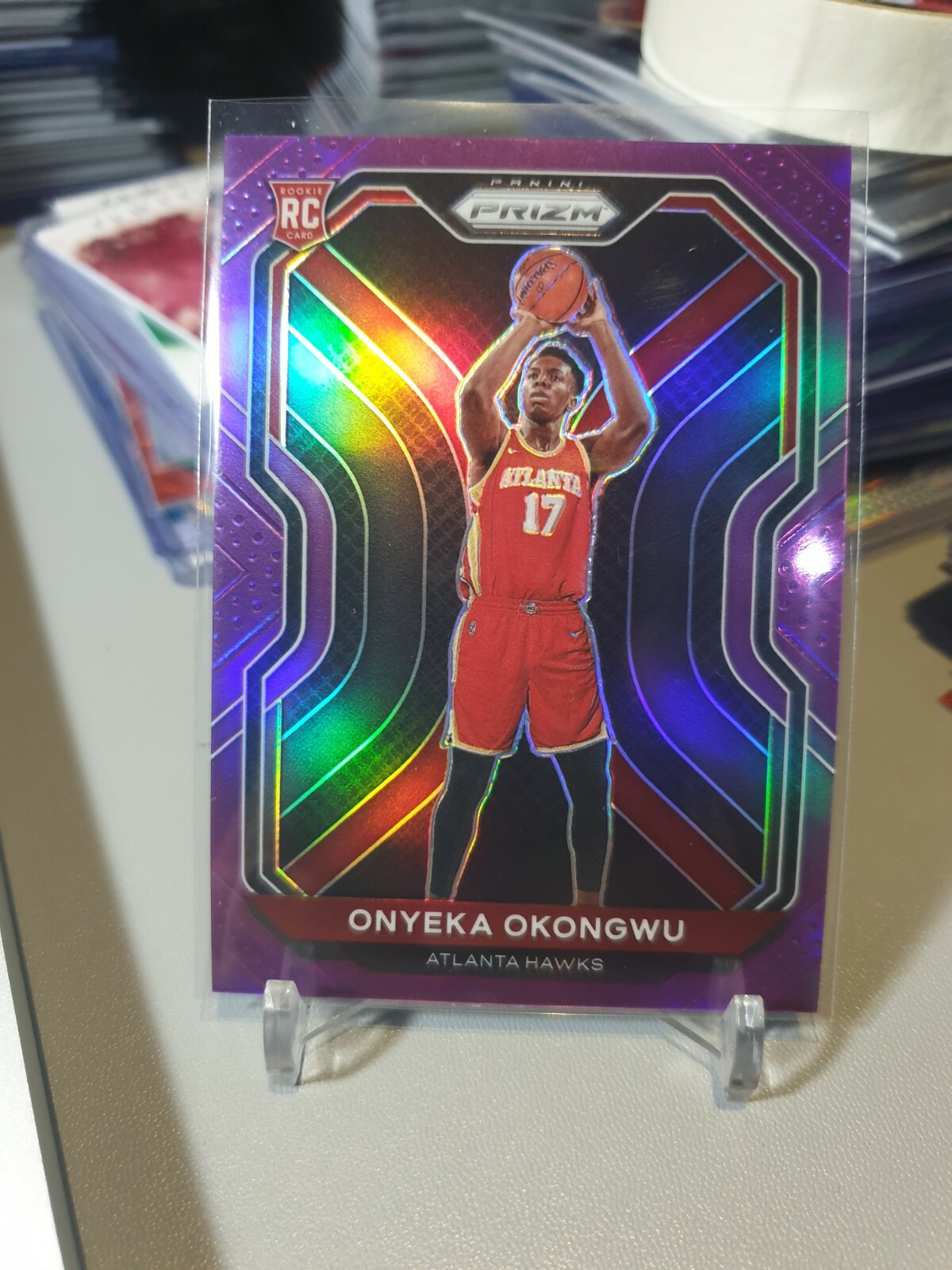 2020-21 Prizm Onyeka Okongwu #260 Purple 61/99!