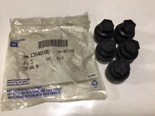NOS GM 89 94 S10 Set of 5 Lug Nut Covers 15648188