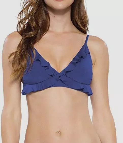 Becca ruffle bikini top sale